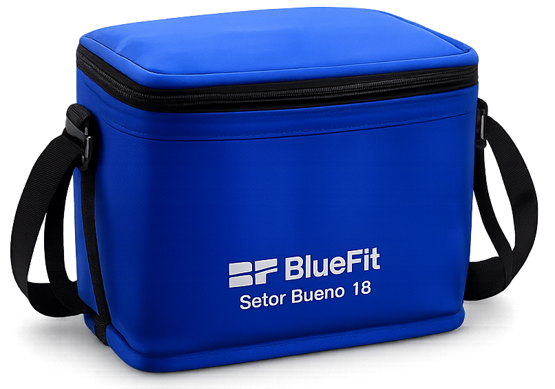 Bolsa térmica exclusiva BlueFit Setor Bueno T8